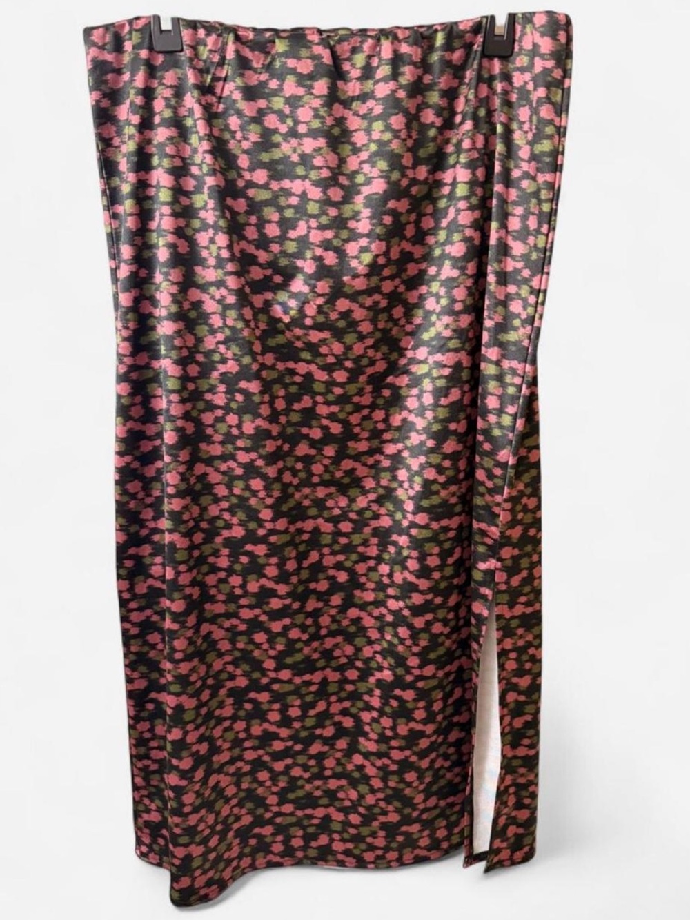 Bobeau Floral Midi Skirt